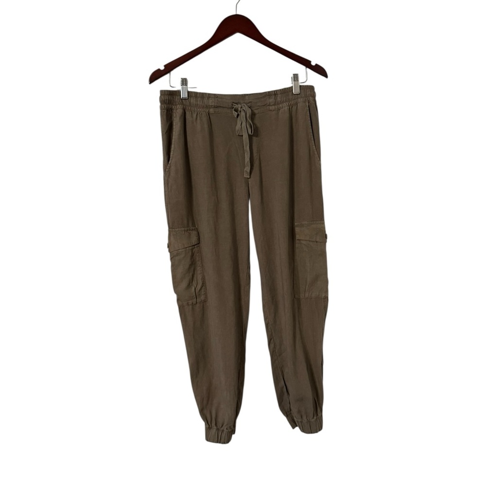 ANTHROPOLOGIE Cloth & Stone Green Khaki Trousers Pants - Picture 3 of 8